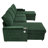 Convertible U-Shaped Sectional Sofa Bed