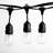 Outdoor 12 - Bulb 24'' Plug-in Arbitrary String Light