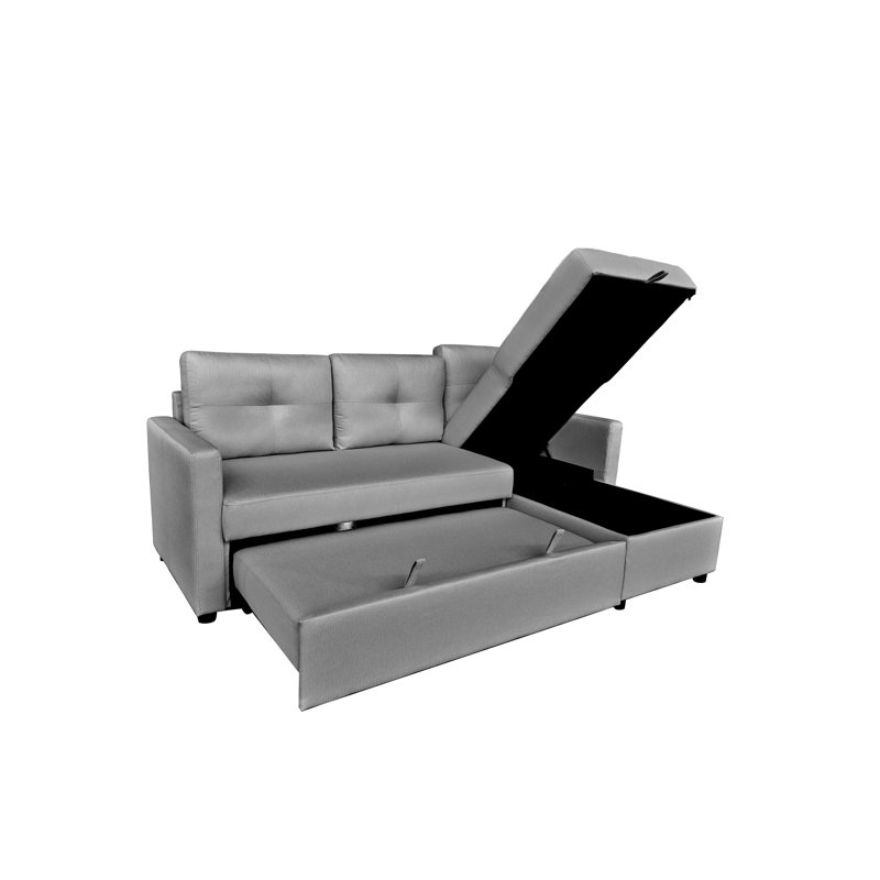5 Seater Fabric Sofa, Silver