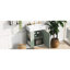 Modern Bathroom Vanity With Ceramic Basin And Wave-Patterned Door-1503682462
