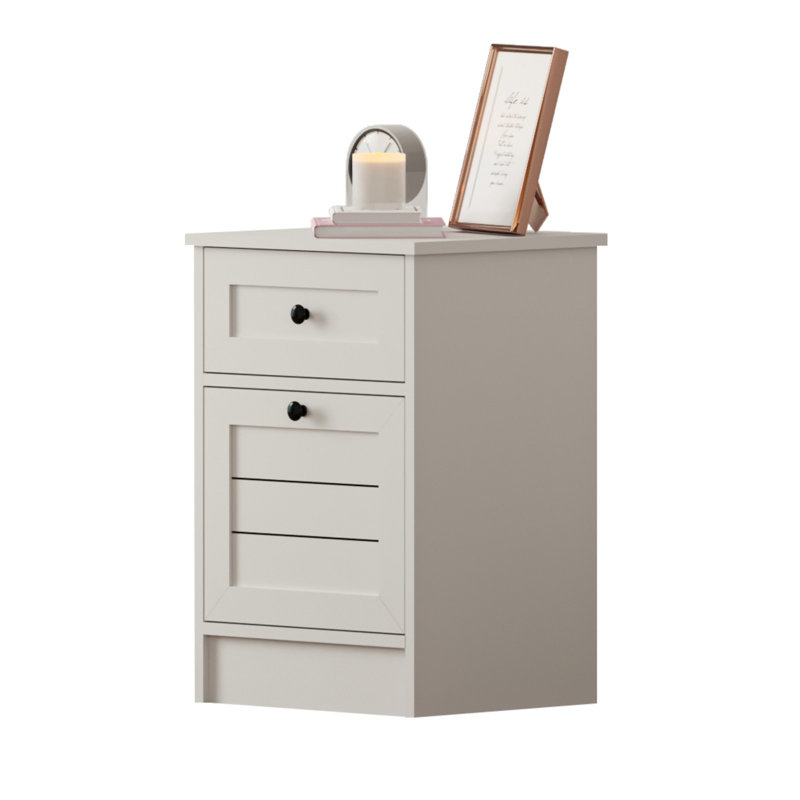 Selmer 45cm W Manufactured Wood Bedside Table