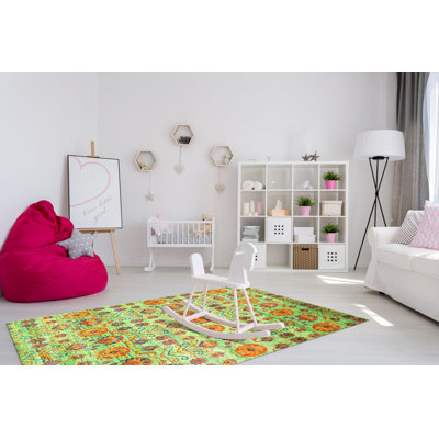 Tapis oriental moderne contemporain en soie noué à la main 9 x 12