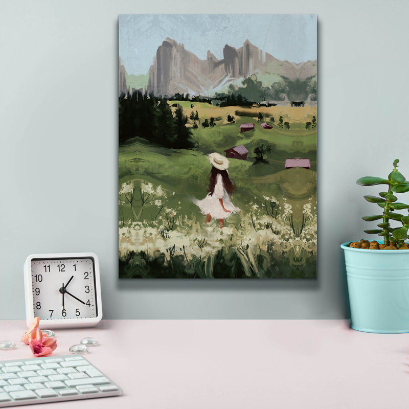 Art mural sur toile «Herds» par Svetlana Aleynikova, H 16 po x l 12 po