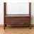 Elegant Black Walnut Coat Rack Cabinet