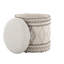 Repose-pieds avec rangement Meadow Pom Pom