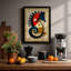 Geometric Seahorse Art Deco - Print-136681145-136681149
