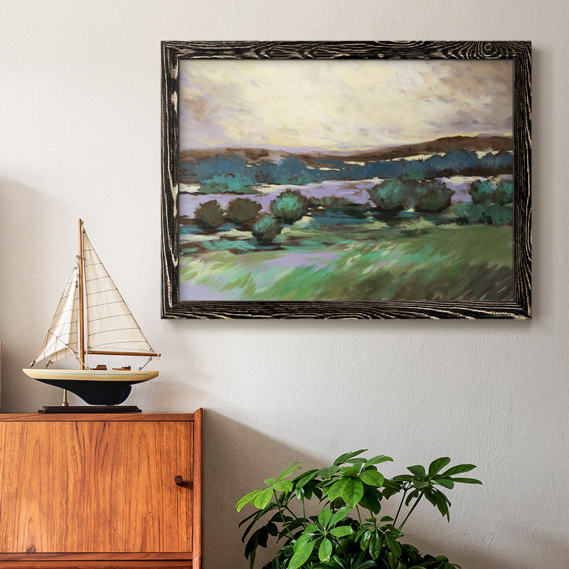 Sunny Desert Floor, reproduction d'art sur toile, Noir, H 28 po x l 42 po x P 1,5 po