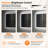 Modern LED Bathroom Vanity Mirror with Front & Back Lighting, Dimmable Anti-Fog Wall Mirror-72547438