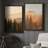 Framed Canvas wall Art, Vintage Abstract Wall pirnts for Bedroom-1833752211-1833752223