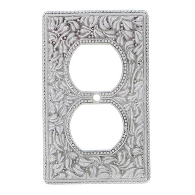 San Michele Patterned 1 - Gang Duplex Outlet Wall Plate