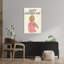 Retro Mothers Day Heart Classic Retro Vintage Wall Art Print-136012605