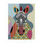 «Spectrum Zebra» par Buckey, impression sur toile tendue-27484908