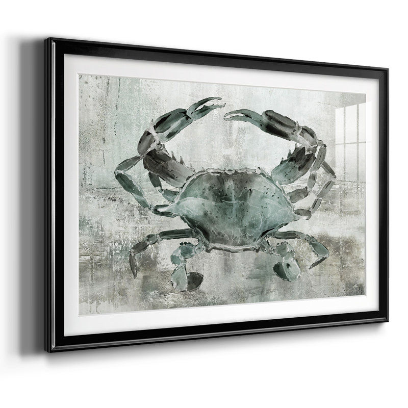 «Neutral Crab II», reproduction d'art encadrée, Noir, H 30 po x l 44 po x P 1,5 po