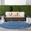 Tapis intérieur / extérieur bleu marine / bleu Nourison Essentials
