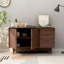 Solid wood side cabinet modern simple