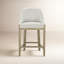 Tabouret de comptoir rembourré Shiner Daigle-110870327
