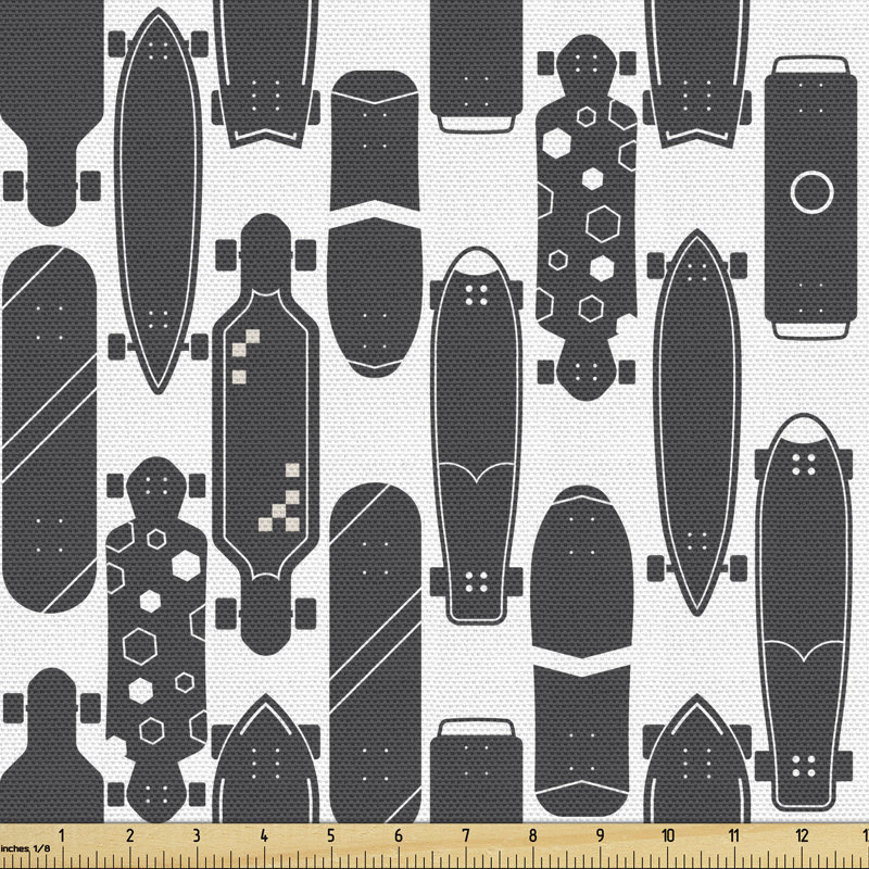 Cherylleigh Modern Skateboarding Multi-Purpose Fabric