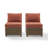 Deo Wicker Outdoor Armless Lounge Chair-530758798-530758799