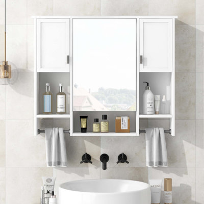 Armoire de rangement murale moderne 35 po x 28 po