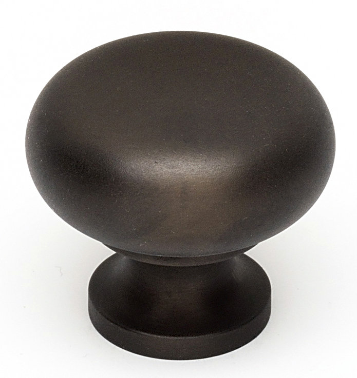 Poignée champignon 1 1/4 po de diamètre, Bronze chocolat