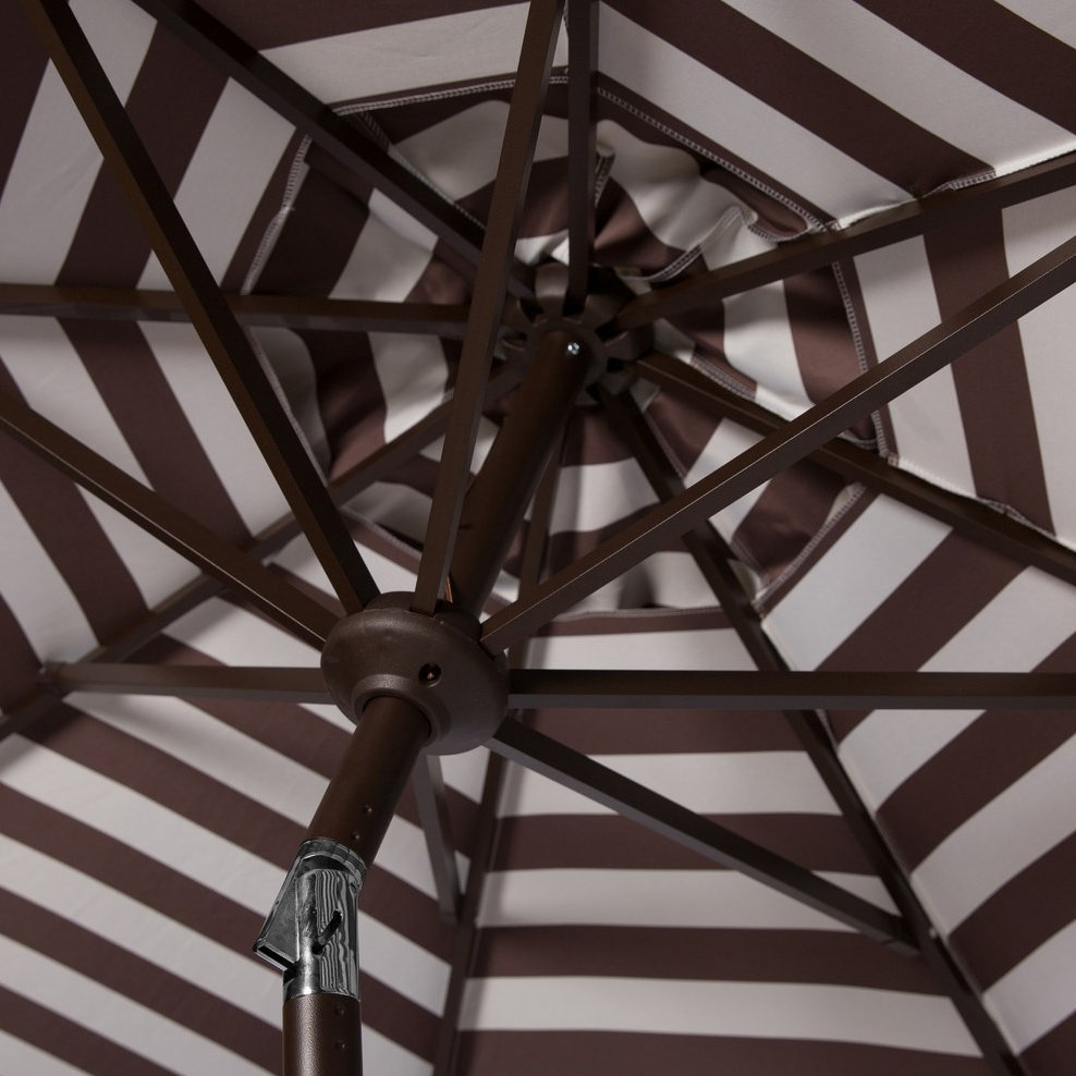 Asla 8.4' Umbrella, Brown/White