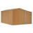 Vidaxl Garden Shed Light Brown Galvanized Steel, Polypropylene Large-121865474