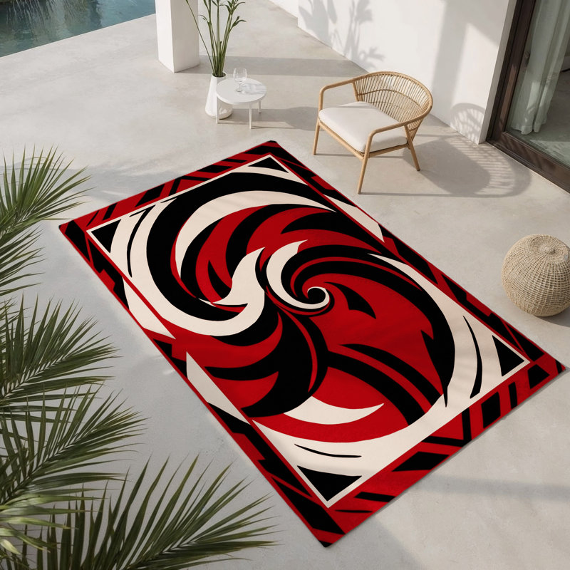 Tapis intérieur et extérieur Twilight Flare, Rectangle 5 pi x 7 pi