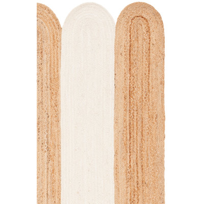 Natural Fiber Hand Woven Jute Pile Rug