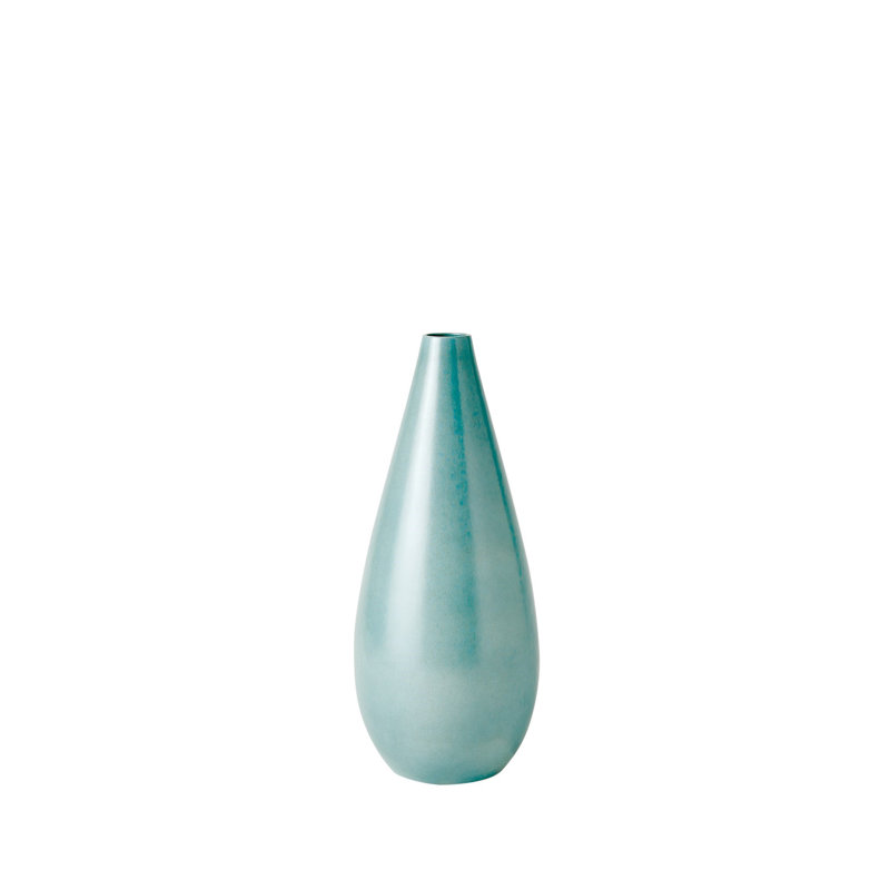 Vase de table en céramique fabriqué à la main, H 18 po x l 7,75 po x P 7,75 po