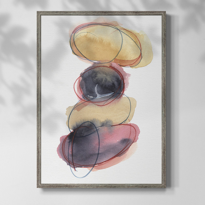 «Balancing Act II», reproduction encadrée - bois massif, H 21 po x l 17 po
