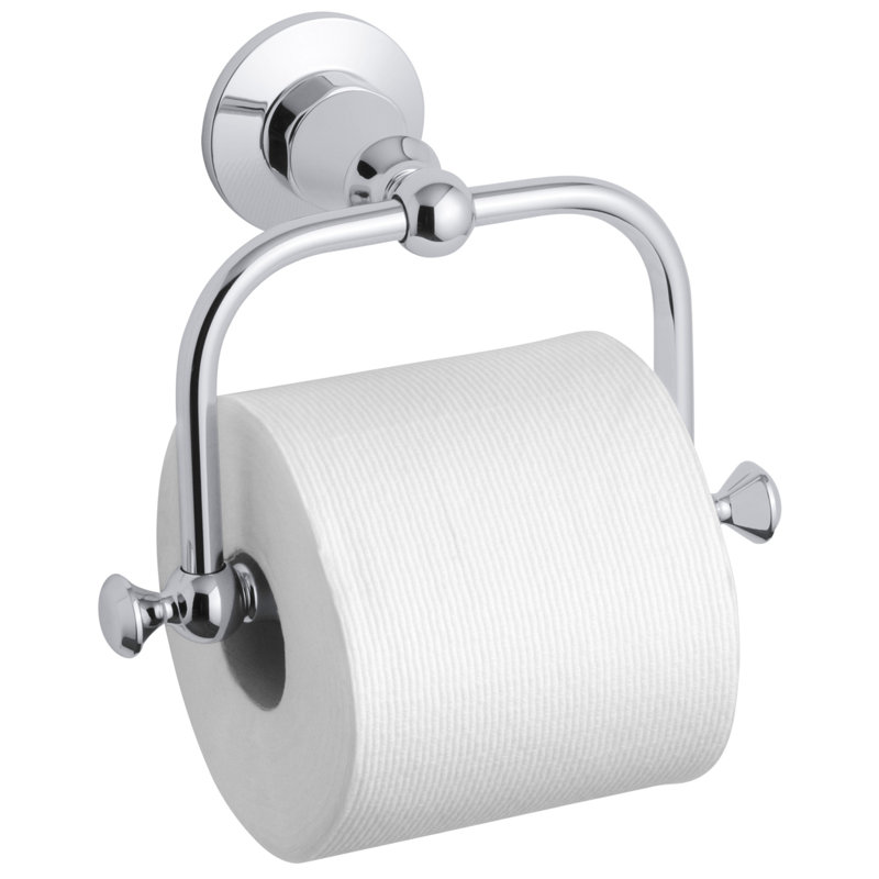 Porte-papier hygiénique Antique, Chrome poli