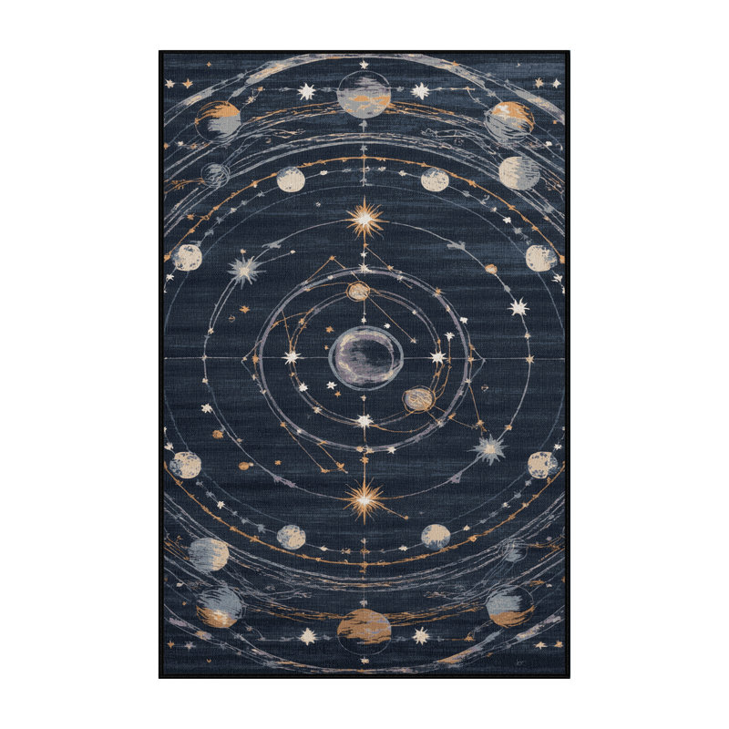 Tapis gris lavable à la machine, Rectangulaire 3 pi x 5 pi