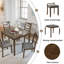 Ensemble de table de salle à manger 5 pièces Elegant
