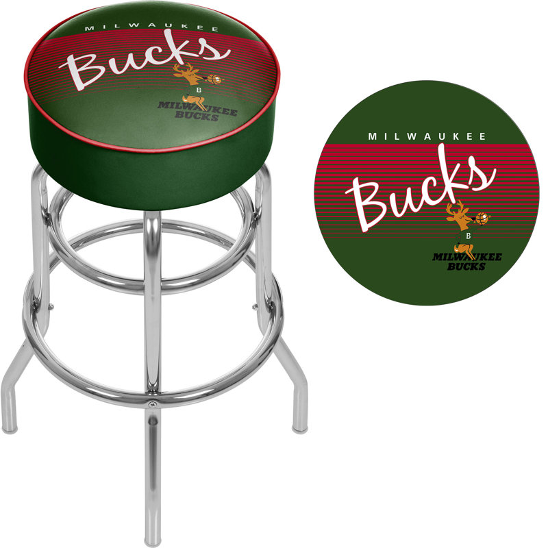 Tabouret de bar pivotant 31 po NBA, Bucks de Milwaukee