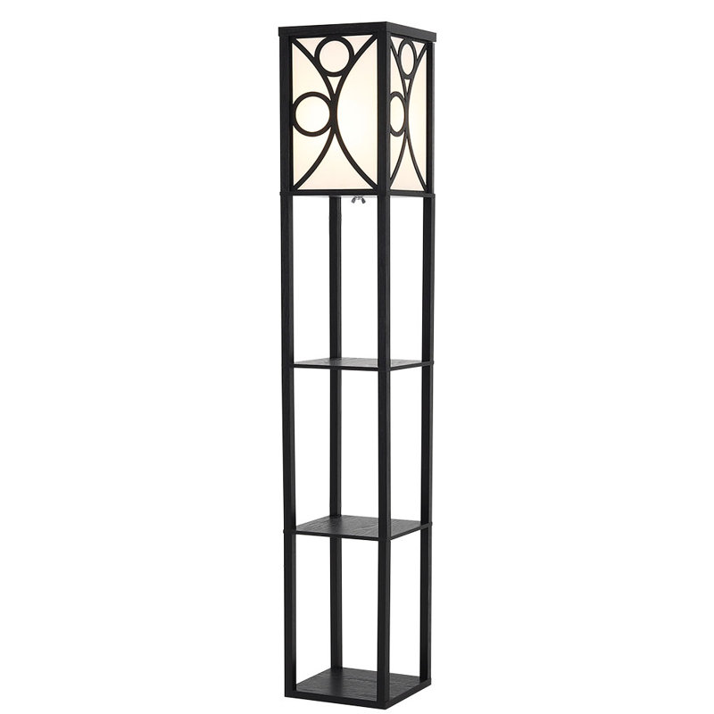 160cm Black Column Floor Lamp