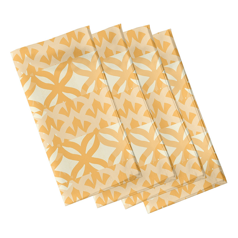 Ciril Greek Simple Napkins, Yellow