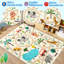 Tapis à imprimé animaux pour filles et garçons-1322051505