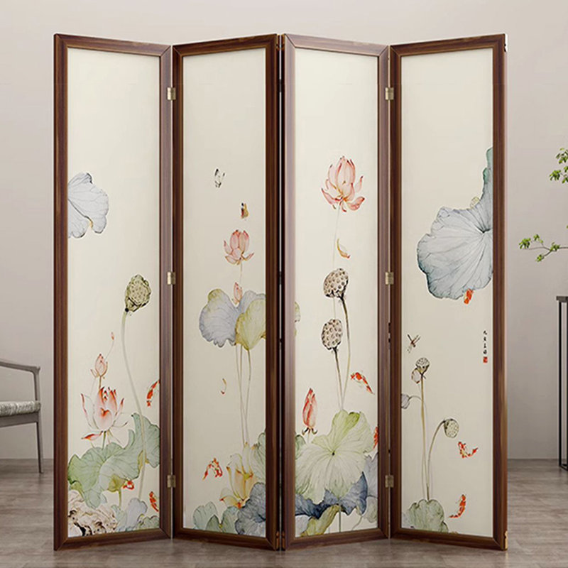 Cloison mobile pliable semi-transparente Modern, H 70,87 po x l 78,74 po x P 1,18 po