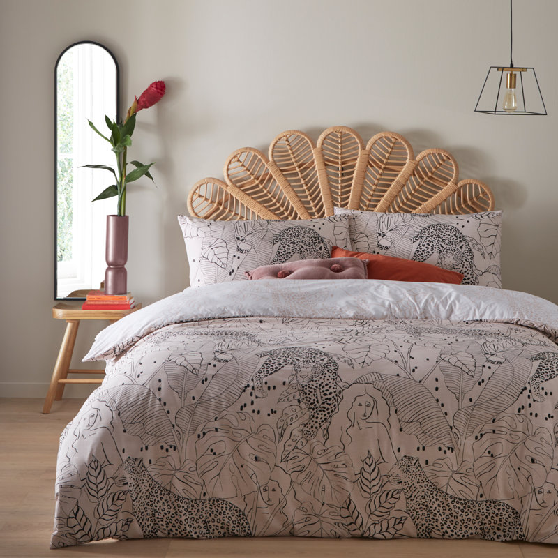 Floral Duvet Cover Set with Pillowcases, Super King Duvet Cover + 2 Standard Pillowcases