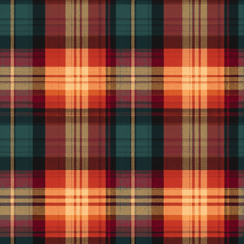 Papier peint texturé tartan, Peler et coller