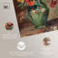 Art floral sur toile, vase vert-105309796-105309823