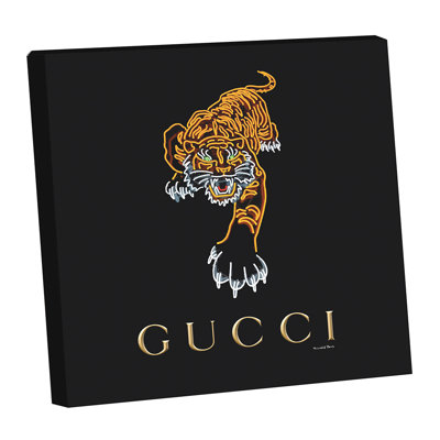 TIGRE DE LA Mode - toile 16 po x 20 po