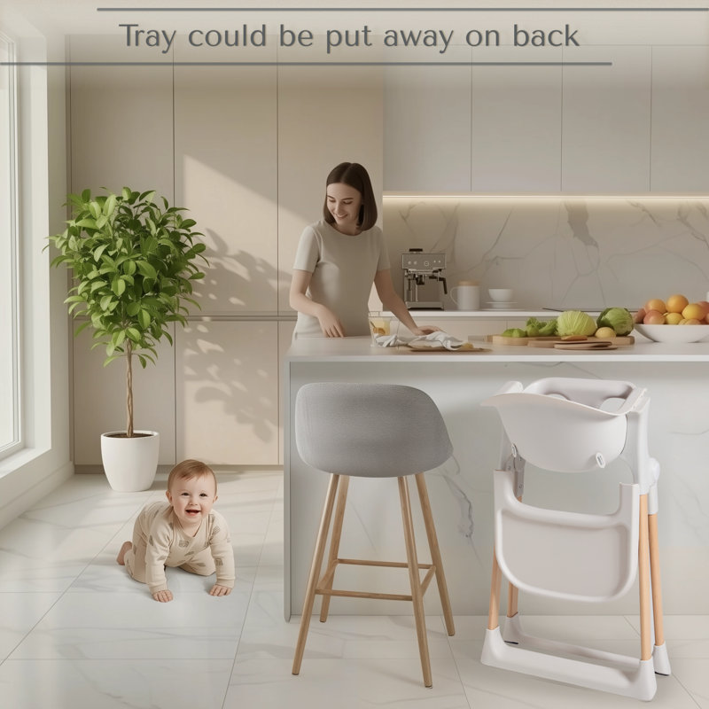 High Chair, White