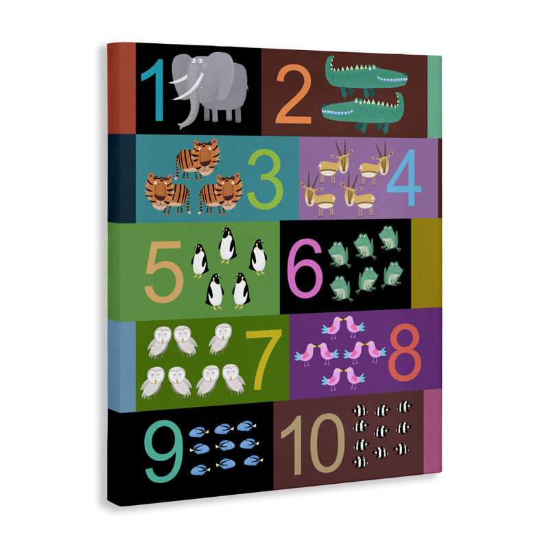 Toile de comptage pour enfants bloquée, conception par Carla Daly