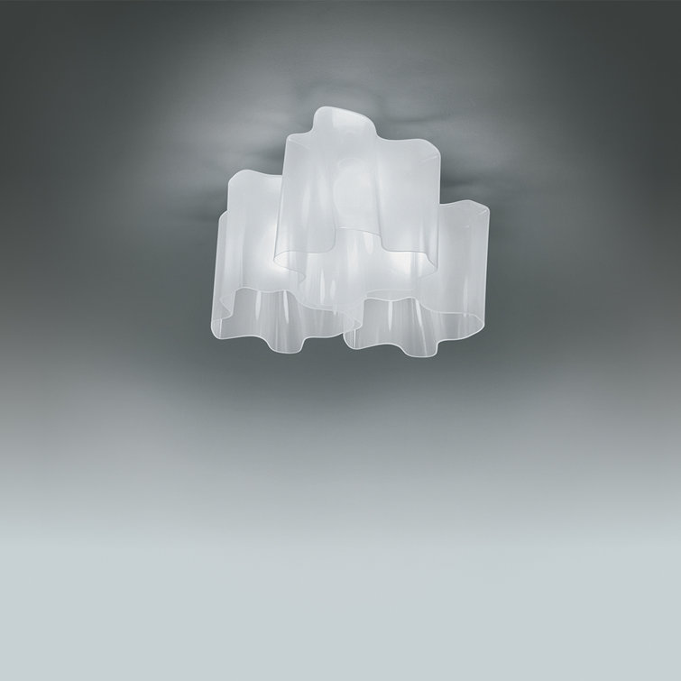 Logico Micro Triple Linear Ceiling Semi Flush Mount