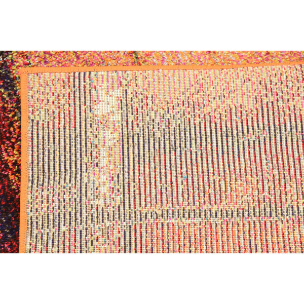 Langley Street Eddins Performance Orange Rug & Reviews | Wayfair
