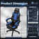 Adjustable Game Chair  Swiveling PC & Racing with Footrest