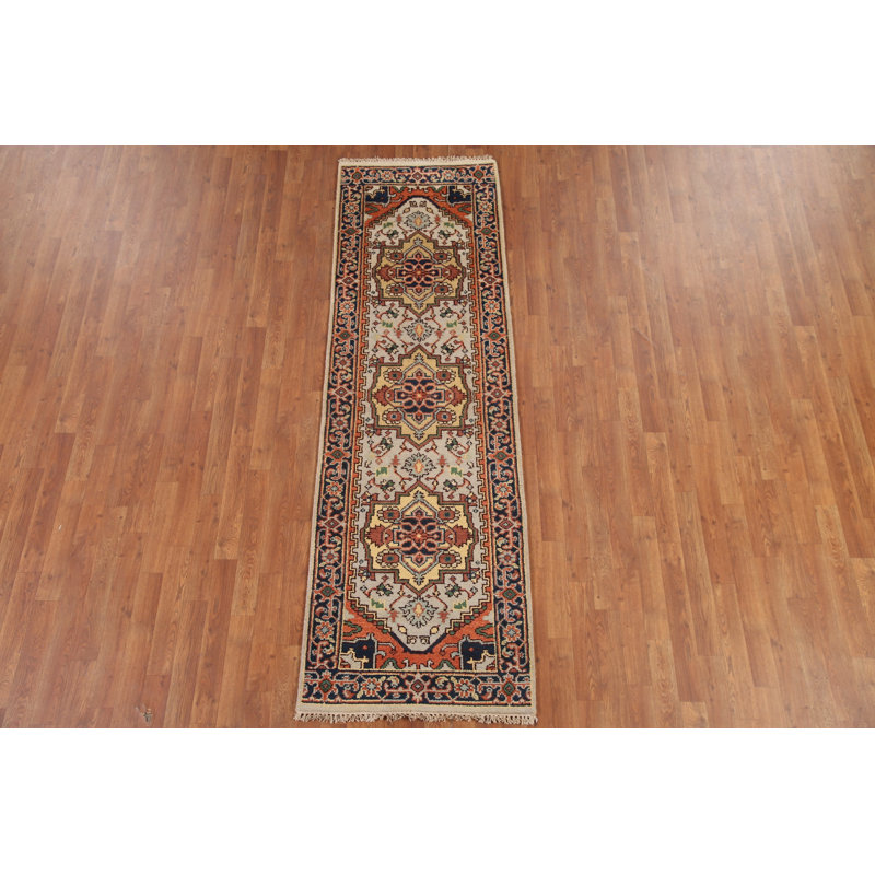 Tapis de couloir oriental géométrique 3x8
