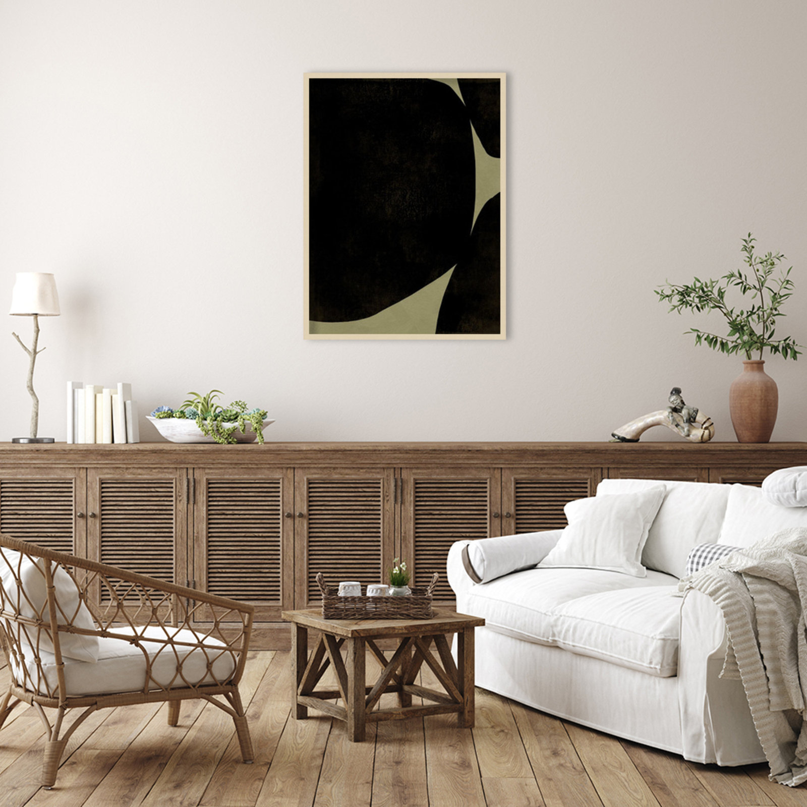 Heirloom Orbs I Print by Jacob Green, Brown, 41" H x 31" W x 1" D