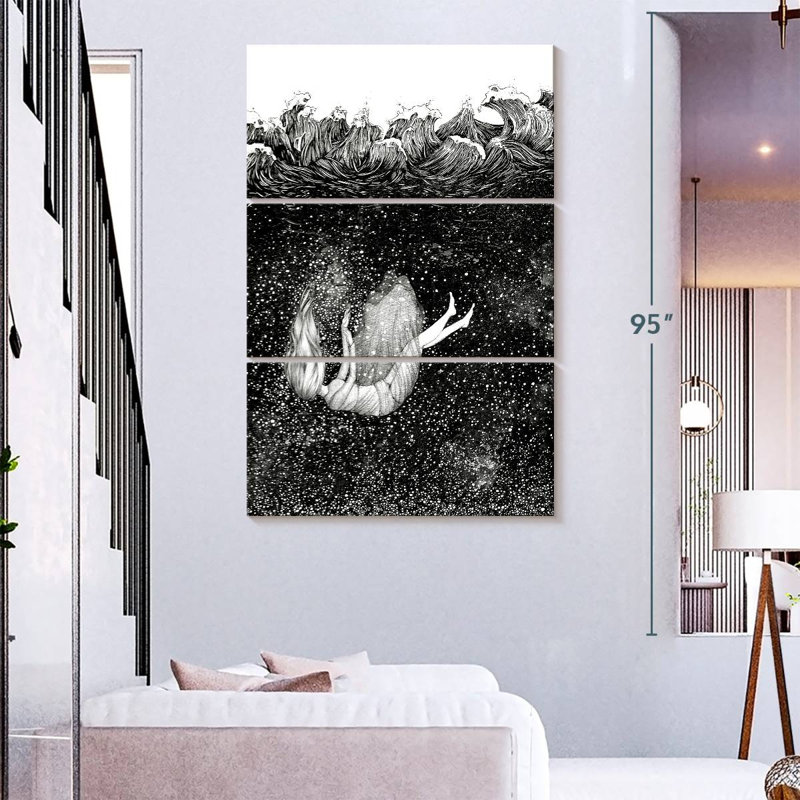 Kelan The Stars Beneath The Waves, 74" H x 48" W